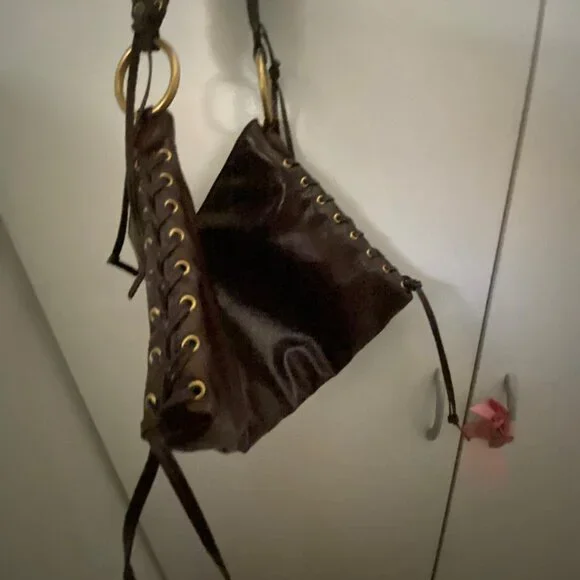 ZARA EYELET SHOULDER BAG - Picture 6 of 8